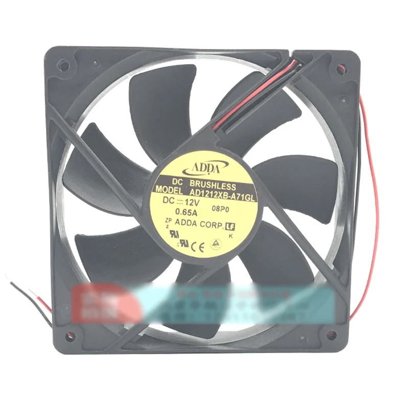 

ADDA AD1212XB-A71GL 12cm DC 12V 0.65A 120X120X25mm Cooling Fan