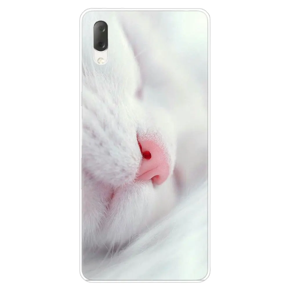 001 Лидер продаж, милые животные Кот Твердый чехол для Sony Xperia L1 L2 L3 X XA XA1 XA2 XA3 ультра 10 плюс E5 XZ XZ1 XZ2 компактный XZ3 XZ5 2 20 крышка - Цвет: 001
