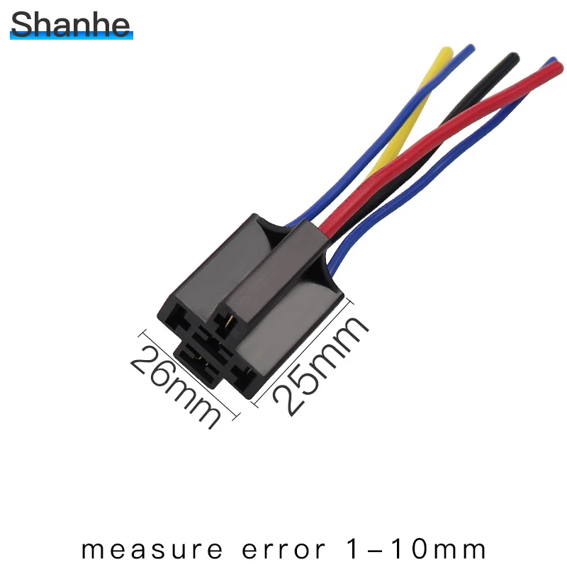 5-проводной Авто Автомобильные реле-гнезда - Габаритные размеры: as picture