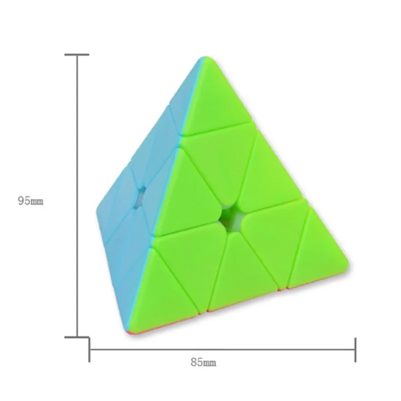 YuXin QuanNaoBoShi черный Kirin 3x3x3 Пирамида многоцветный волшебный куб быстрый ультра-Гладкий 3x3 скоростной Головоломка Куб детские игрушки подарок