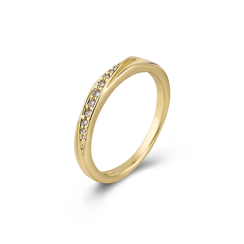 ЦИРКОНИЕВЫЕ обручальные кольца для женщин простые кубические циркония модные