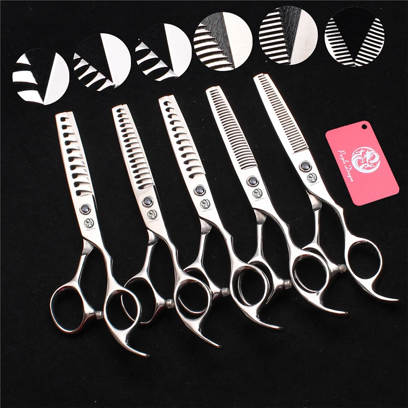 1pc Hair Thinning Scissors Stainless Steel Hairdressing Shears Regular Flat Teeth Blades Professional Barber Tool | Красота и