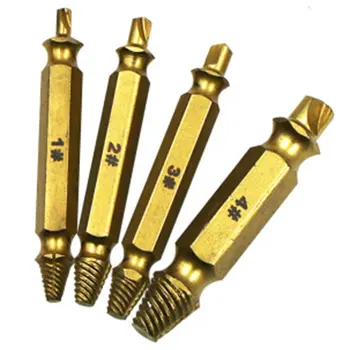 

Damaged Screw Extractor Drill Guide Set With Easy Exit Bolt Hexagonal Shank Head Break Screw Remover Tools