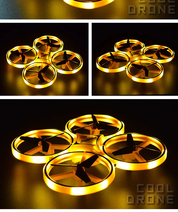 Watch Sensing Four-axis UAV(Unmanned Aerial Vehicle) Infrared Obstacle Avoidance Toy Gesture Remote-control Drone Intelligent S