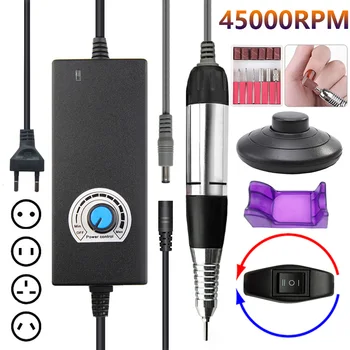 

45000RPM Electric Nail Drill Machine Manicure Sander Pedicure Drill Machine Professional Nail Drill Machine Nail Drill Polisher