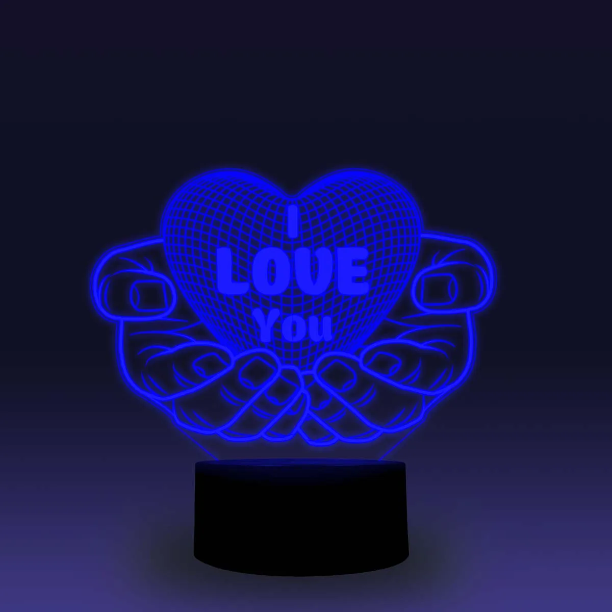 NiteApps 3D мальчик и девочка любовь ночник настольная Иллюзия украшение лампа подарок на день рождения приложение/сенсорный контроль