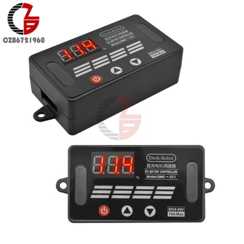 

10A DC 8V-55V Digital PWM DC Motor Speed Controller Regulator Adjustable Fan LED Light Speed Control Switch with Memory Function