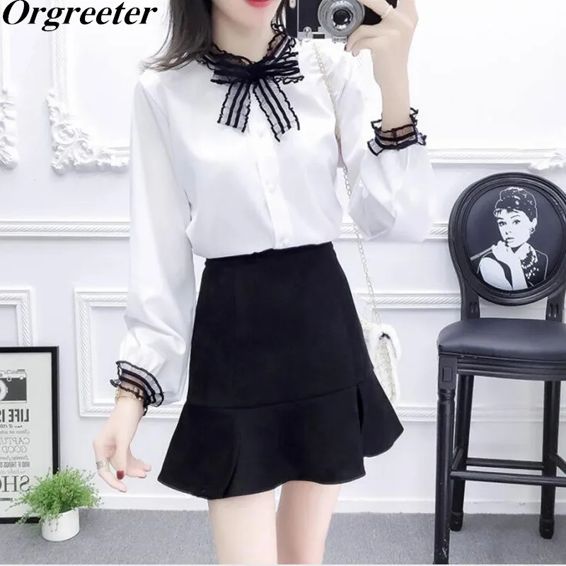 Сезон весна-осень Два 1 предмет повседневное кружевное платье с бантом на