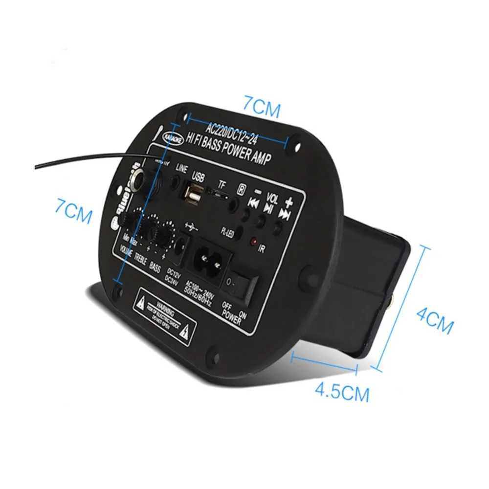 30 Вт усилитель доска Аудио bluetooth Amplificador USB dac FM радио TF плеер сабвуфер DIY усилители