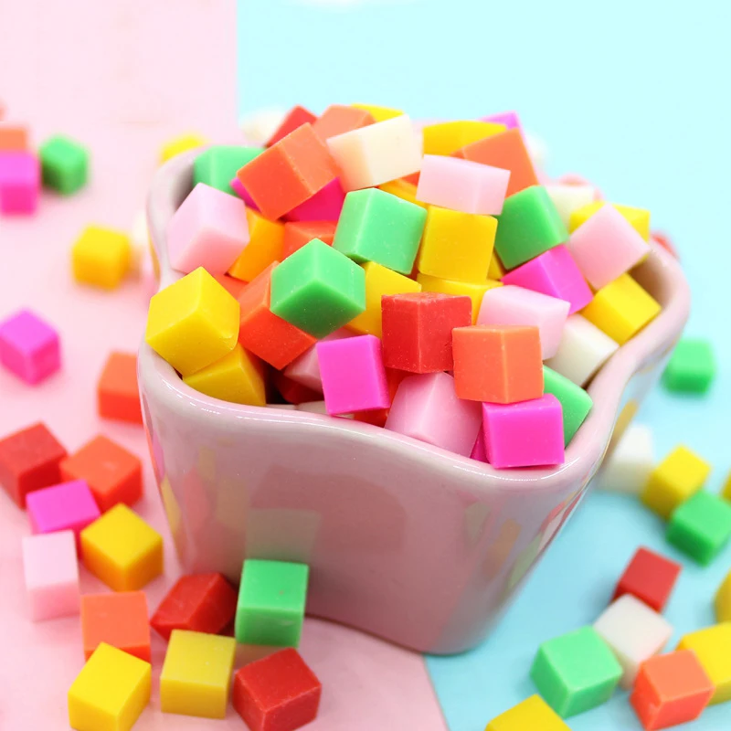 Multi-Color Boxi 100 г/упак. Полимерная глина слизи добавки амулеты Fimo принадлежности DIY Аксессуары декор для пушистой прозрачной хрустящей слизи - Цвет: Multi-Color