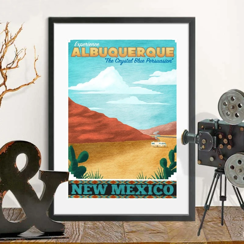 Картина на холсте во все тяжкие классический постер для ТВ-шоу Мексики