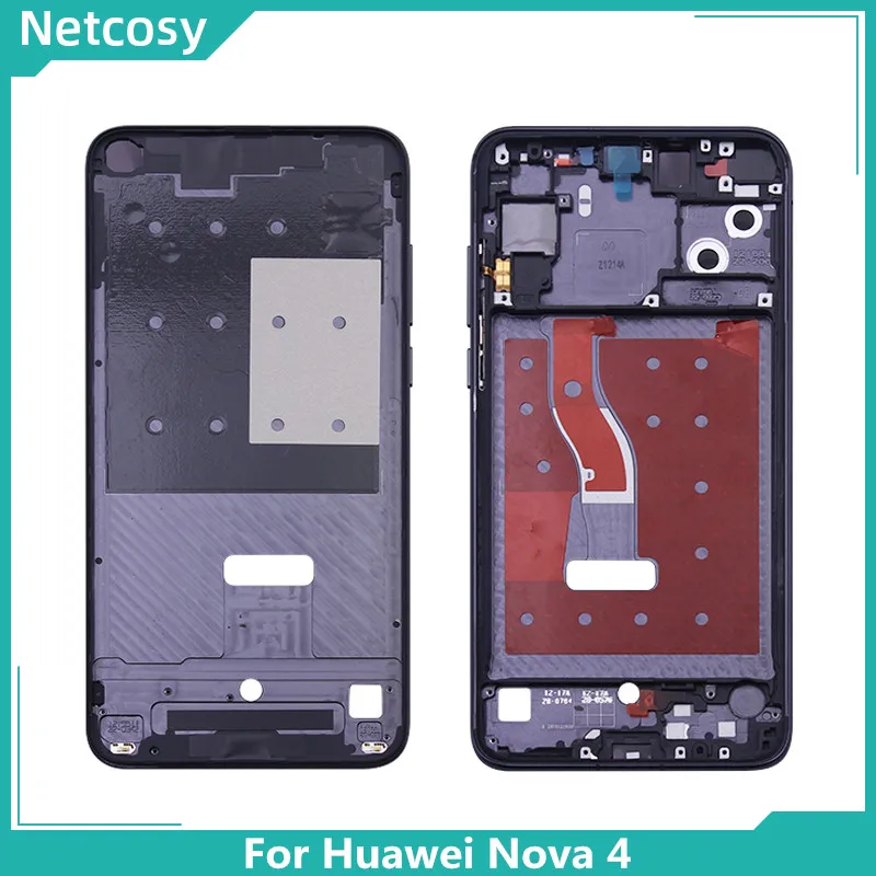 Для huawei Nova 4 4i 4e средняя Рамка Замена для huawei Nova 4E ободок средней рамки корпуса крышка для huawei Nova 4 4i