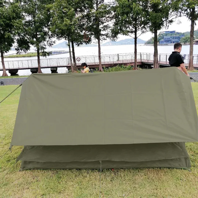 REWTR Ultralight Camping Tent Double Persons 210D Oxford skin Tent Cycling Hiking Portable Double Layer Rainproof Windproof