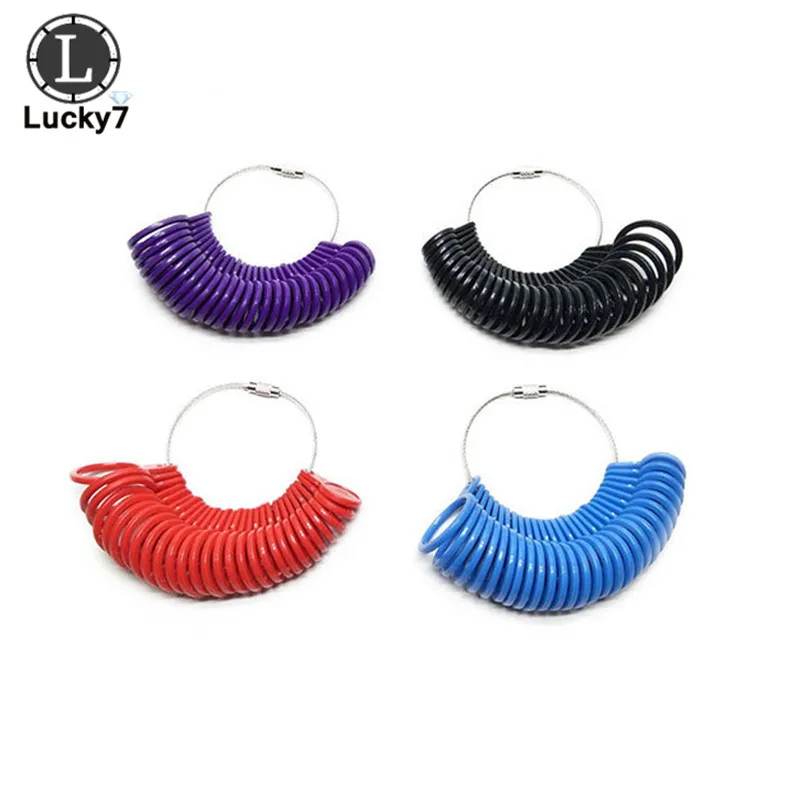 Ювелирные изделия измеритель размера кольца оправка на палец набор