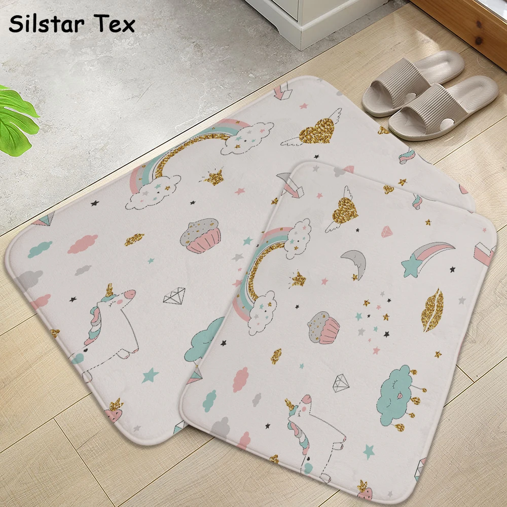 Ковер Silstar Tex с различными рисунками мультфильмов милый Единорог напольный