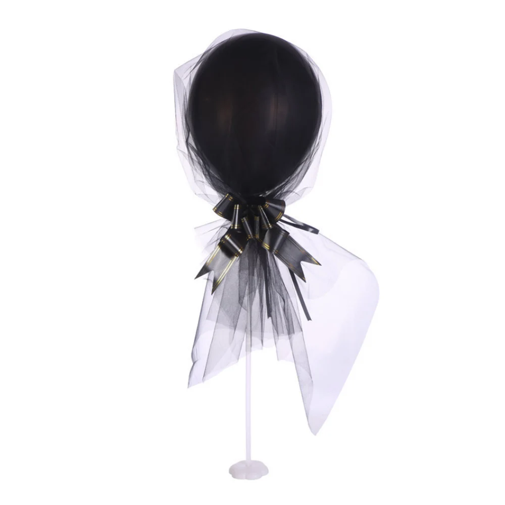 Black 1" тюль воздушный шар пряжи рулон Свадебный декор швейная сетка пачка юбка аксессуар - Цвет: Black