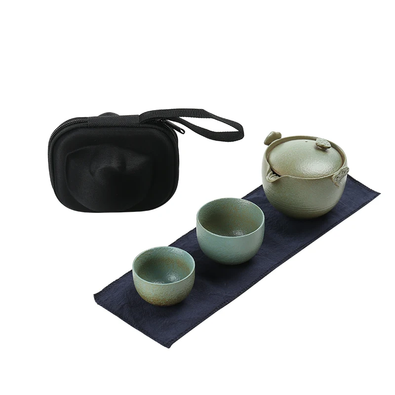 TANGPIN керамические чайники с 2 чаями gaiwan чайный набор портативный дорожный чайный набор Посуда для напитков