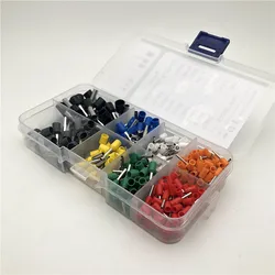 Kit de connecteurs de fil en cuivre AWG 22 10, 400 pièces, borne d'extrémité à broche de cordon isolé, connecteur à sertir AWG 