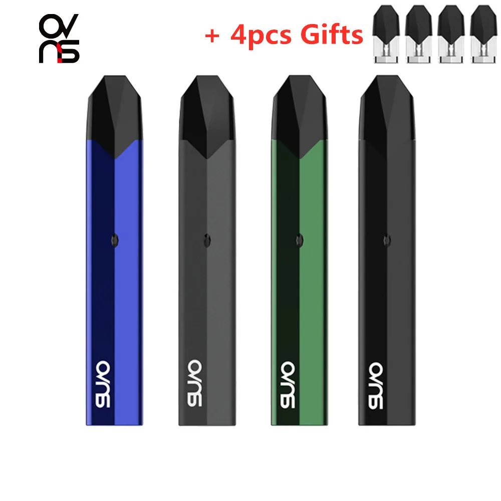 Newest Original Ovns Saber II Kit 600mah battery with extra 4pcs 1.5ml pod cartridge vape kit 1.4ohm dual ON-S cotton coil vaper |
