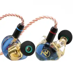 Linsoul 7HZ i-77 Динамический драйвер, HiFi наушники, наушники IEMs со съемной кабель MMCX