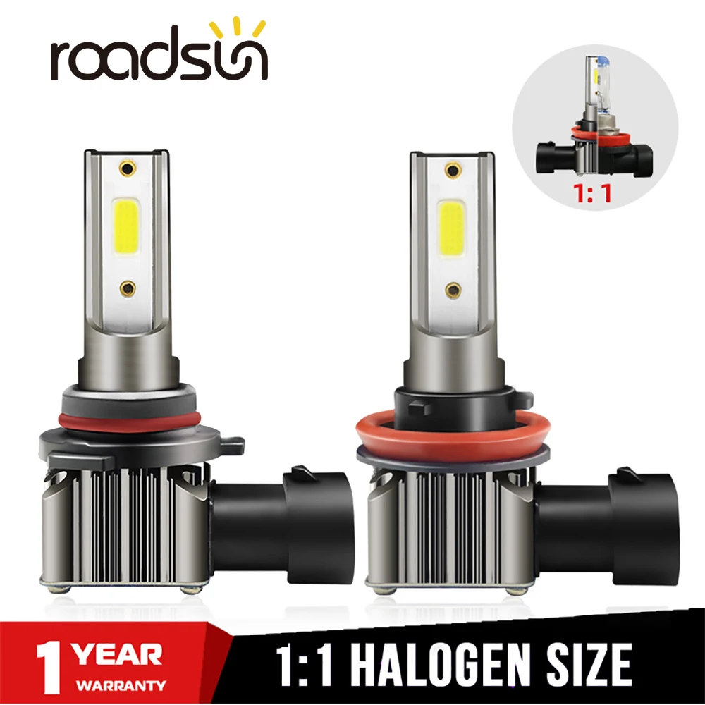 

2x H11 Светодиодный противотуманный фонарь HB4 светодиодный фара Лампа дальнего и ближнего света комплект H1 H7 H4 H8 H9 9005 9006 HB3 Авто турбо Лампа 6000K 8000K 12V