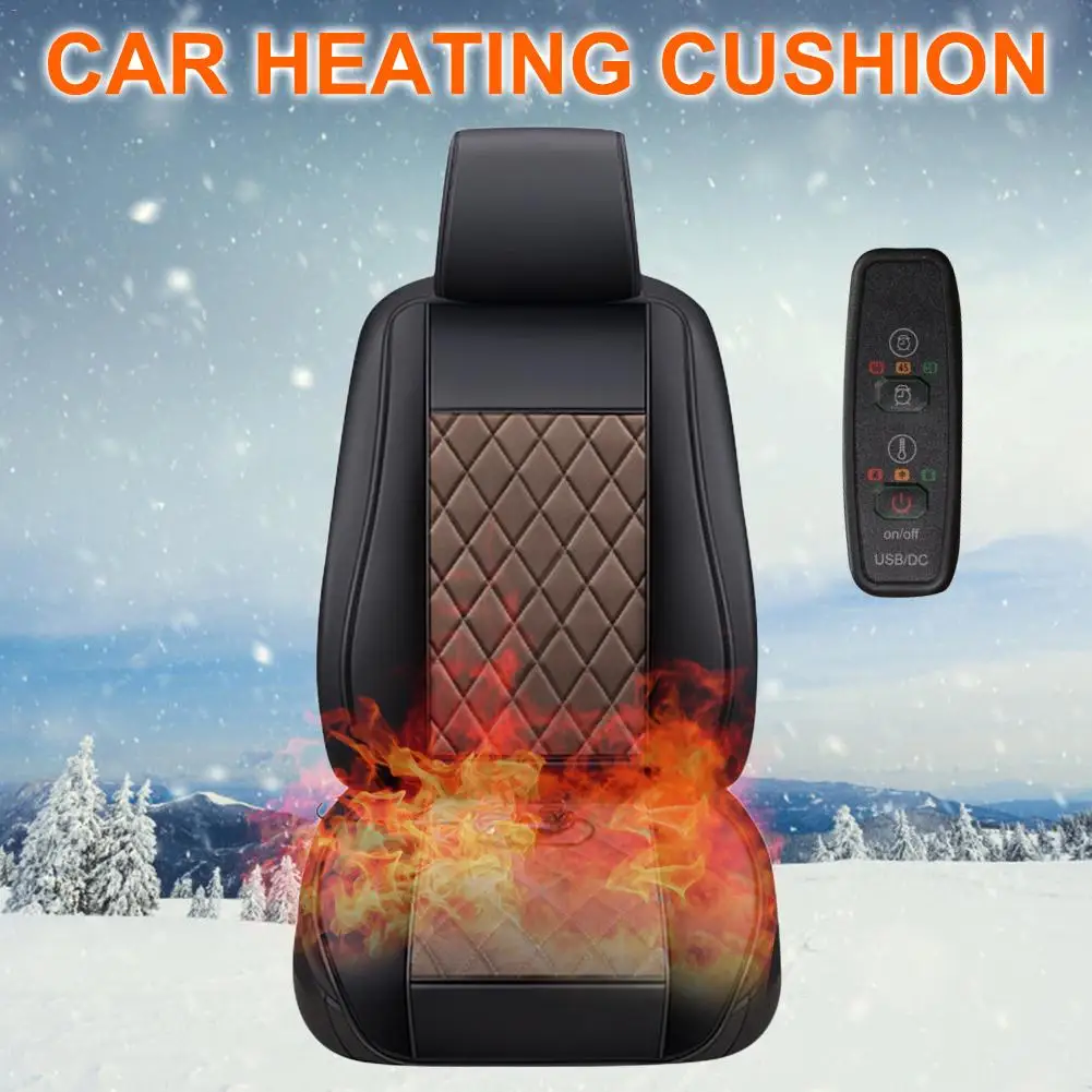 

Car Heating Cushion Car Front Seat Smart Temperature Control Heated Blanket Three-level Temperature Adjustable Cushion