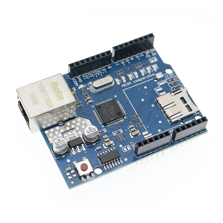 1 шт. щит UNO Ethernet W5100 R3 макетная плата|development board|ethernet shieldboard development |