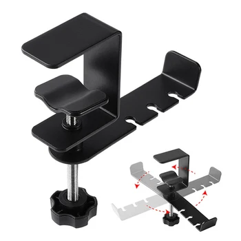 

360-Degree Freely Rotating Headset Bracket Desktop Headphone Storage Bracket