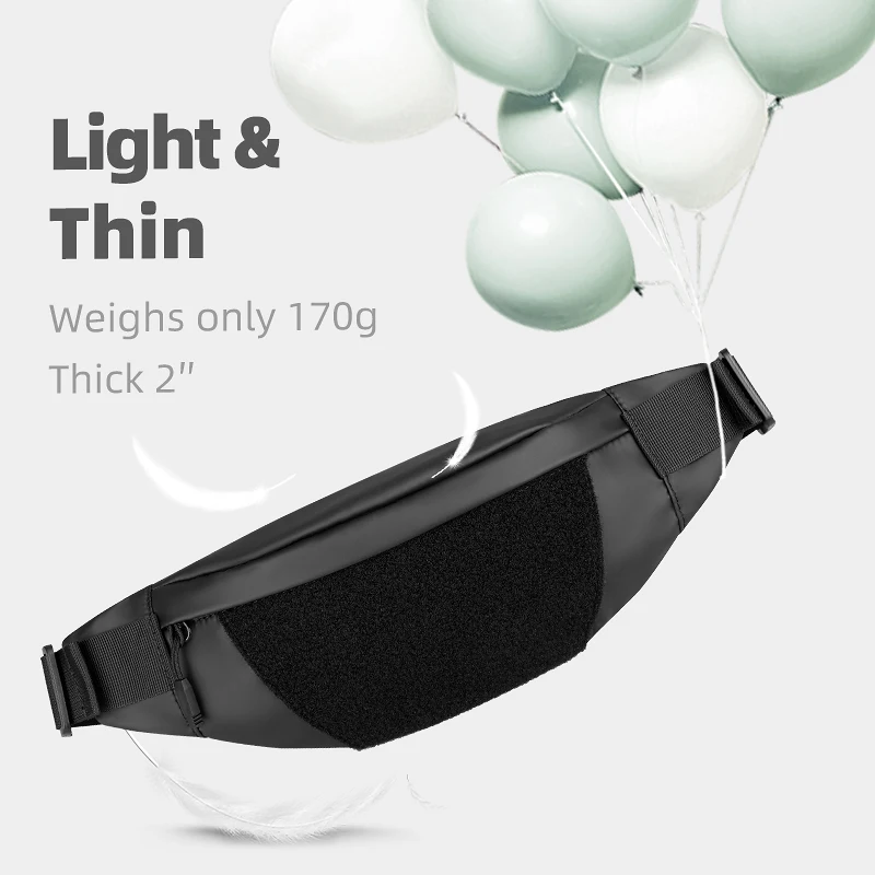 Mark Ryden 2021 Men Waist Bag Multi-function Sports Pouch Belt Bag Light Weight Chest Bag Travelling Mobile Phone Bag
