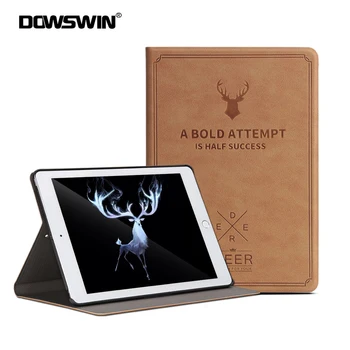 

Case For iPad 9.7 2017 2018 Cover A1823 A1893 PU Leather Deer Pattern Flip Smart Cover For iPad Air 1 2 Pro 9.7 2016 Case