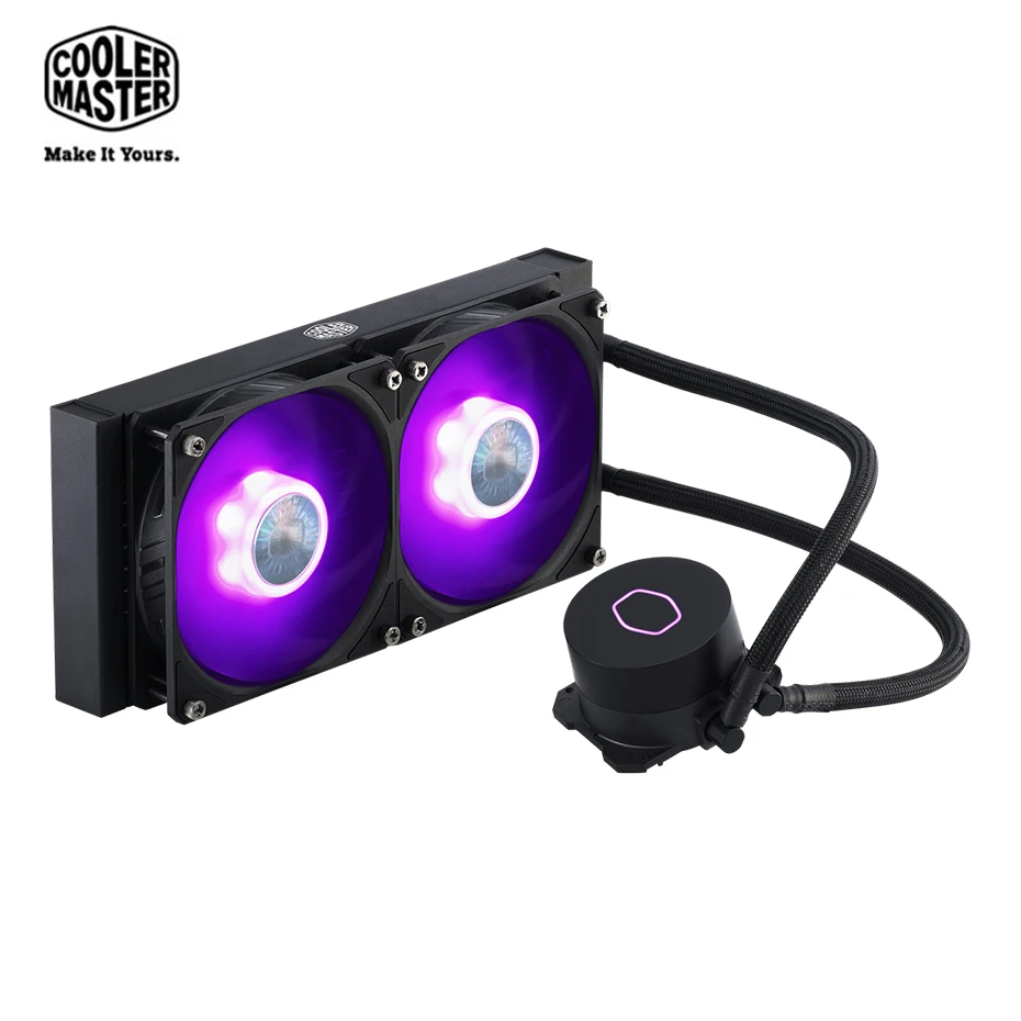 

Cooler Master B240 RGB CPU Water-Cooled Heat Sink 12V/4Pi PWM 120mmRGB Silent Fan For LGA 3066 2011 1151+ AMD AM4 AM3 AM2+
