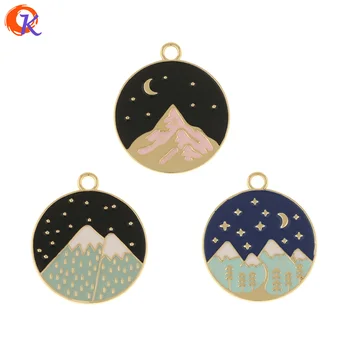 

Cordial Design 50Pcs 25*29MM Jewelry Accessories/Pendant/Hand Made/DIY Making/Paint Effect/Round Shape/Charms/Earring Findings