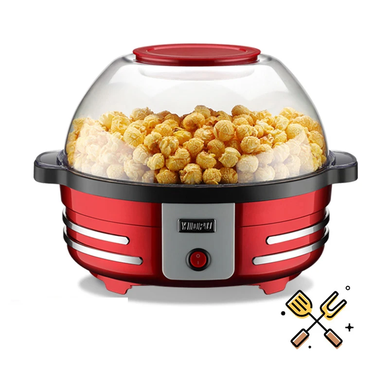 

Household Automatic Popcorn Machine Commercial Small Popcorn Maker 5L Large Capacity Corn Popper Can Barbecue