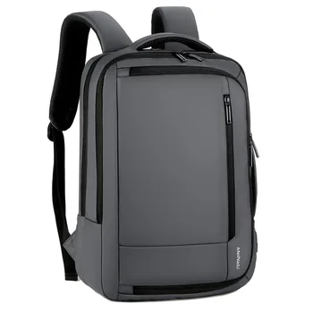 

Men Laptop Backpack 15.6 Inch Usb Charging Multifunctional Waterproof Oxford Black Computer Backpack Bags Male Large Capacity