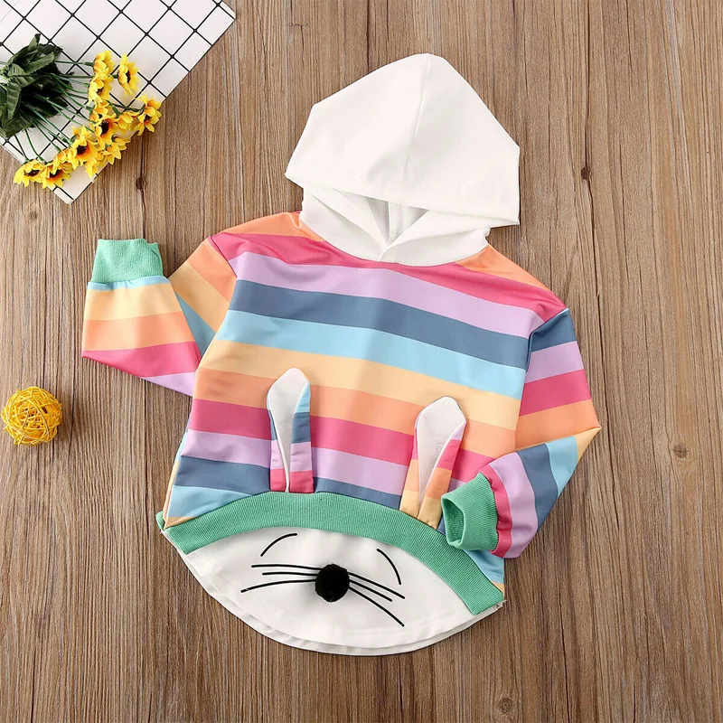 Imcute 2020 г. милое пальто с капюшоном в виде кролика для новорожденных девочек