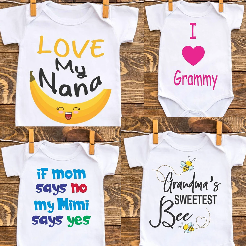 Я со словами &quotLove Grandma" от Carter's детский костюмчик Бабушкин сладкие пчелки