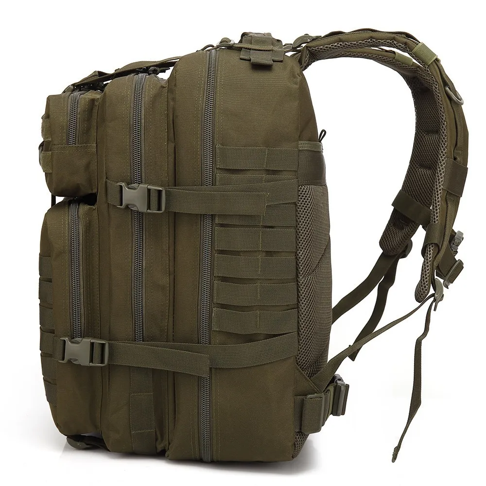  45L Large Capacity Man Army Tactical Backpacks Military Assault Bags Waterproof Outdoor Sport Hikin