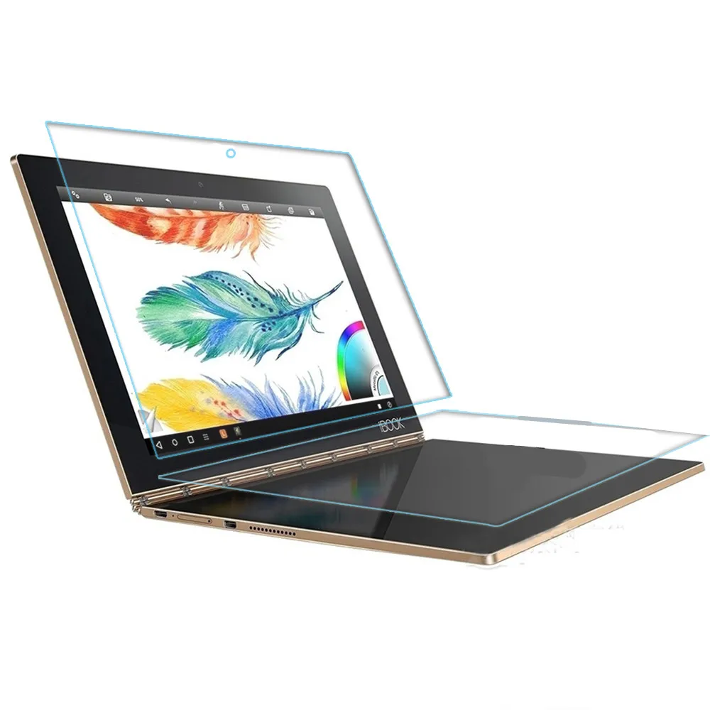 Ceny YNMIWEI do książki jogi szkło ochronne + szkło klawiatury pełne etui na lenovo Yoga Book 10.1 YB1 X91F ekrany ochronne
