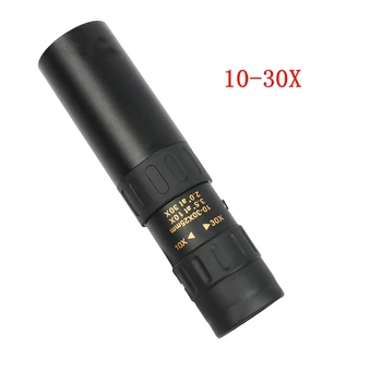 

Original binoculars 10-30x25 Zoom Monocular high quality Telescope Pocket Binoculo Hunting Optical Prism Scope no tripod