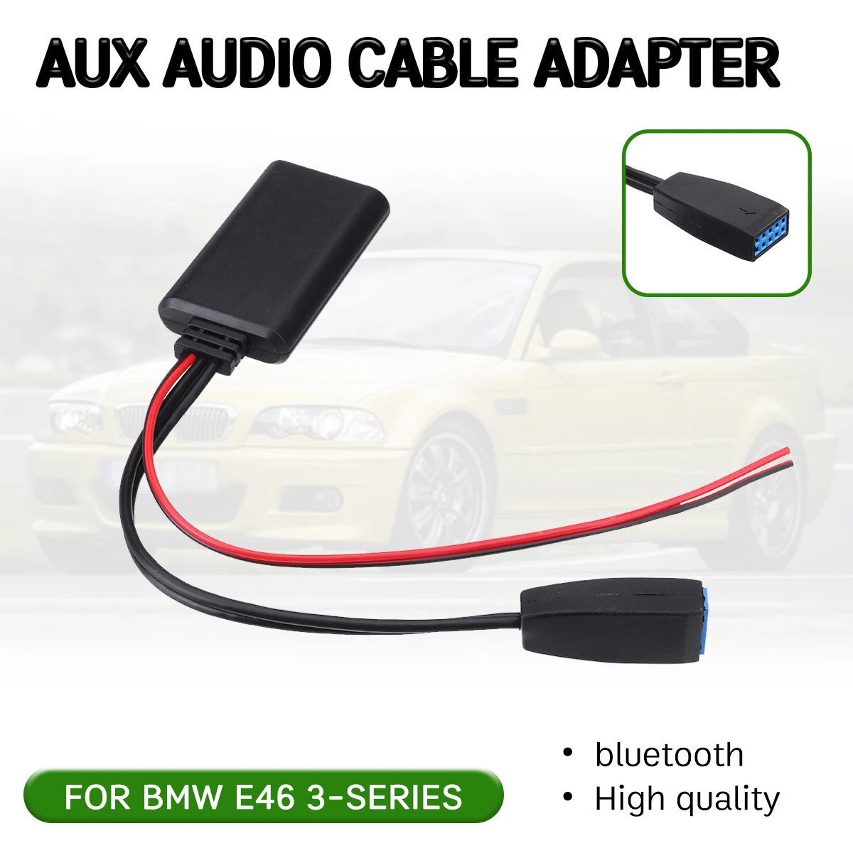 Bluetooth Aux приемник кабель адаптер для BMW E46 2002 2003 2004 2005 2006 10 Pin бизнес CD головное