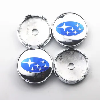 

4pcs 60mm Wheel Center Hub Caps Car Emblem Badge Logo Wheel Center Cap For Subaru Forest Human Lion XV Impreza WRX STI BRZ