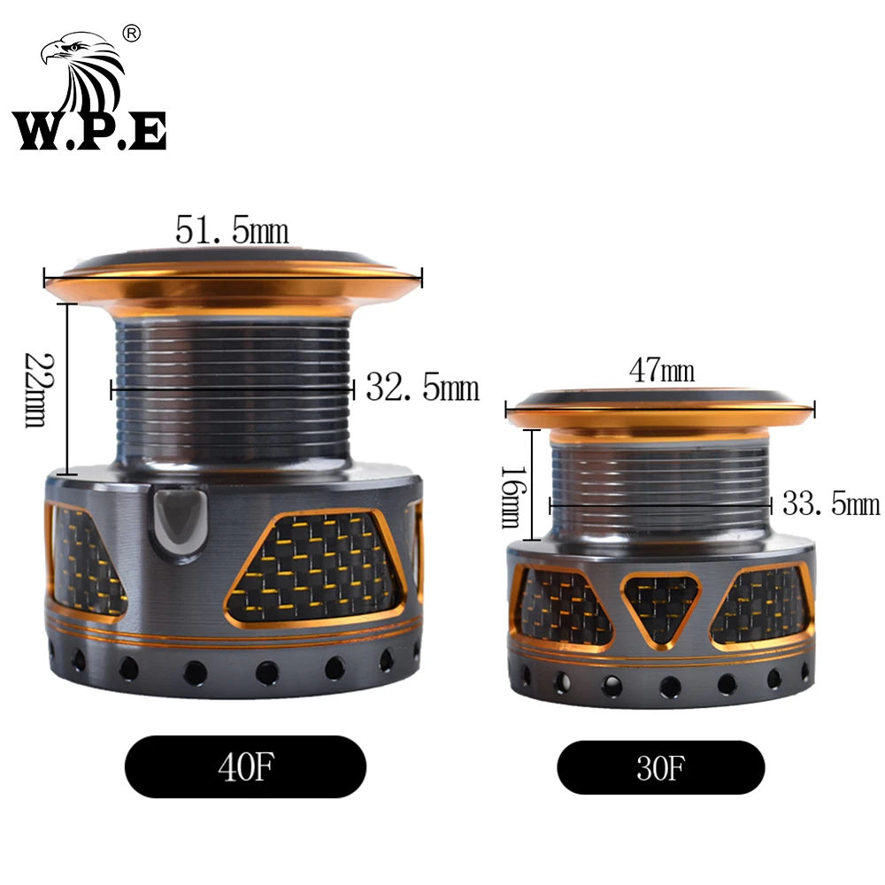 W.P.E SC16 9 + 1 шарикоподшипники 30F/40F полностью металлическое спиннинговое рыболовное