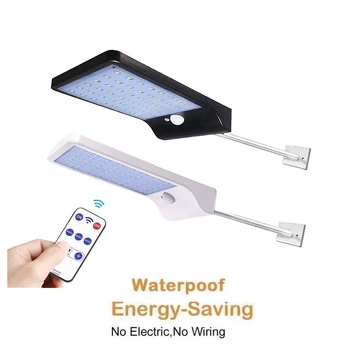 

48 LED Flood Light Searchlight With Pir Motion Sensor Floodlight Waterproof Outdoor Lighting Factory Price remote controller & t