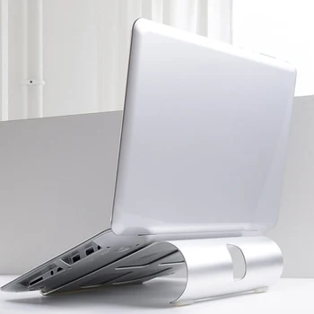 

Besegad Ergonomic Aluminum Laptop Stand Cooling Cooler Bracket Tablet Holder for Macbook Air Pro Chromebook All Notebooks