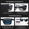 KDEAM Ultra Light Rectangular Photochromic Sunglasses Men Polarized TAC 1.1mm Thickness Lens UV400 Sun Glasses Women Cat.3 CE ► Photo 3/6