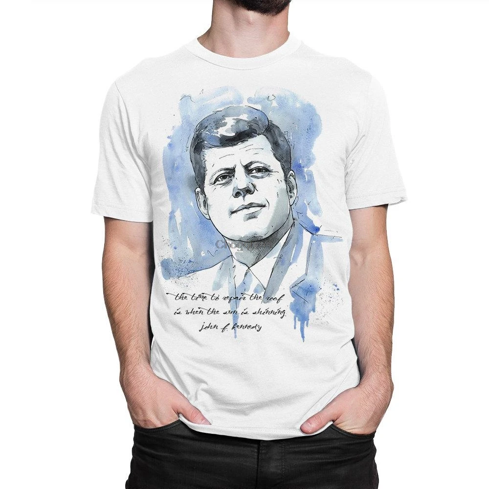 John F. Kennedy Quote T Shirt Tee | Мужская одежда