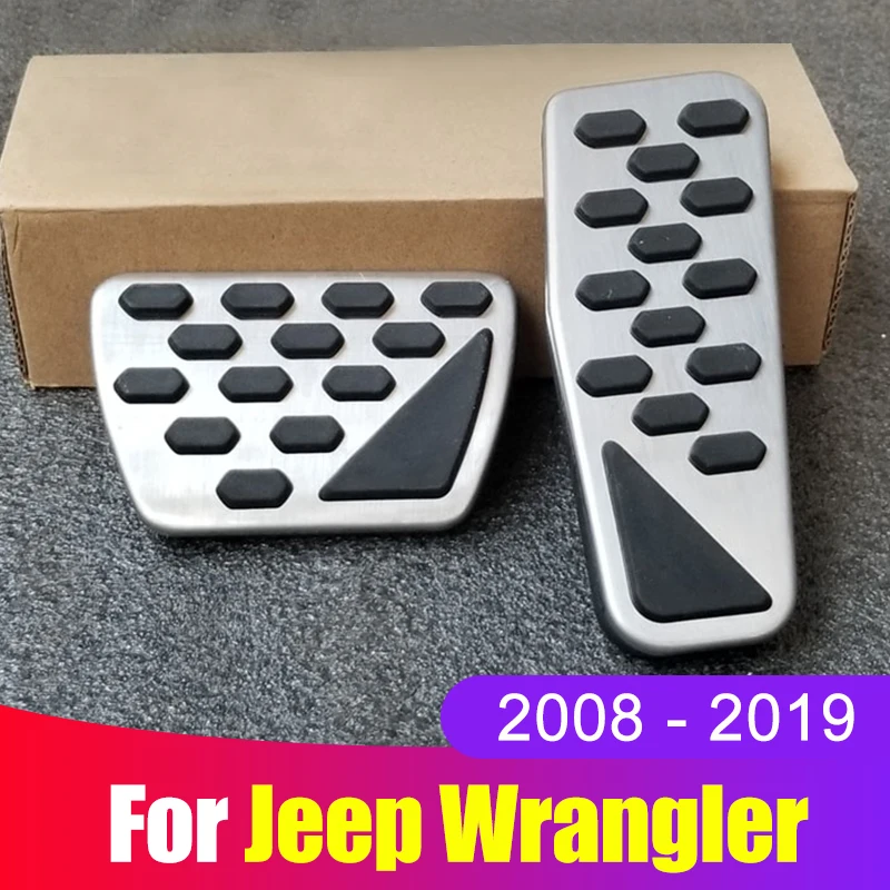 Aluminum Car Accelerator Pedal Brake Pedals Non Slip Pedal Pads Cover