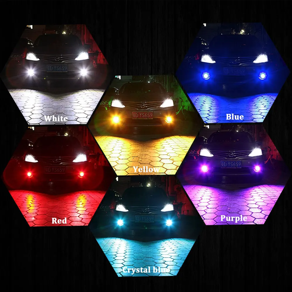 BMT H1 H3 LED h27w2 h27w/2 LED Bulb h27w 880 881 h27w1 h27w/1 Car led fog lights lamp cars daytime running lights DRL12V LED