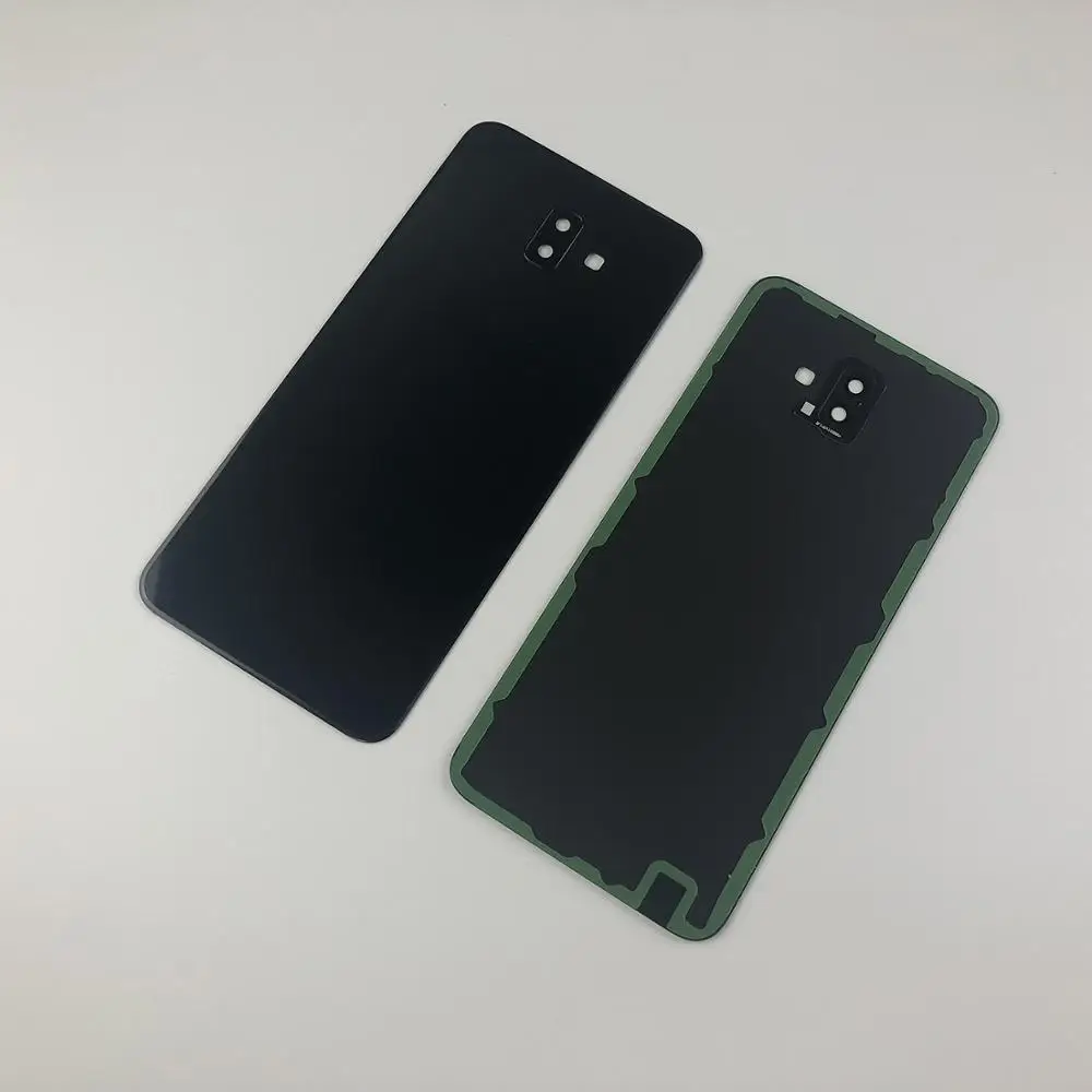 Для samsung Galaxy J6 Plus J6+ J610 J610F корпус средняя рамка+ задняя крышка батареи+ крышка объектива камеры+ держатель лотка для sim-карты