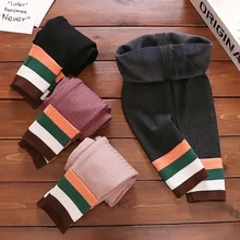 Г. Модные вязаные леггинсы для маленьких девочек осенне-зимняя одежда штаны для девочек детская одежда детские брюки теплые cl